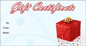 Gift Certificate Template Christmas 03