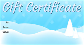 Gift Certificate Template Christmas 05
