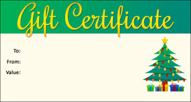 Gift Certificate Template Christmas 11