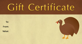 Thanksgiving Gift Card Template gift template select a gift certificate template to Thanksgiving Gift Card Template gift template select a gift certificate template to